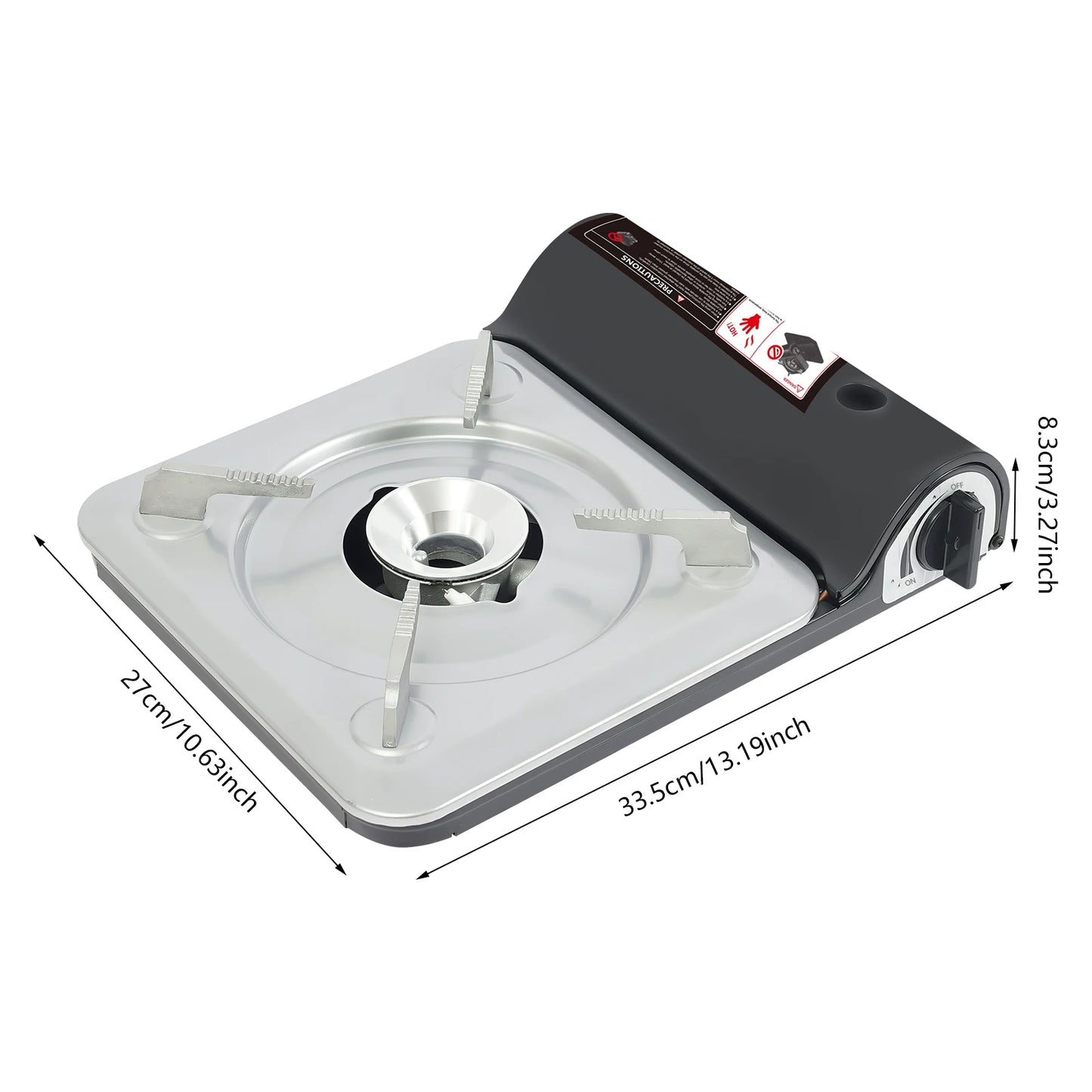 Portable 3500W Butane Gas Stove Adjustable Single Burner For Camping