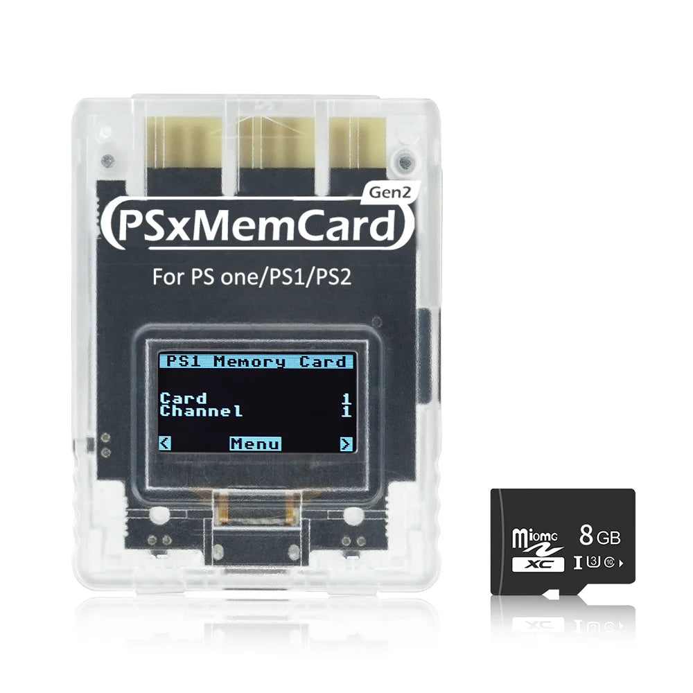 BitFunx PSxMemCard Gen2 SD2PSX With MicroSD Card For PlayStation
