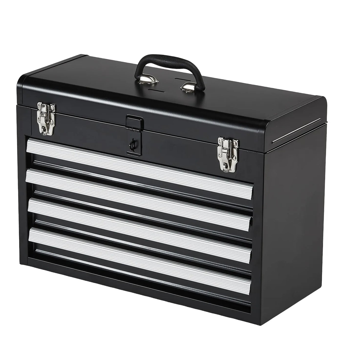 SucceBuy Metal Tool Box With Locking Drawers for Workshop Organization