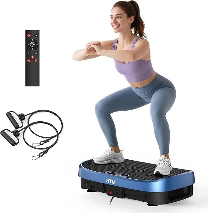 HTM Vibration Plate For Whole Body Exercise Bluetooth Remote Control