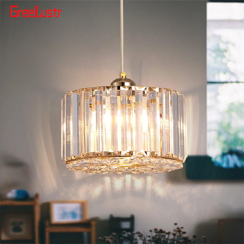 GreeLustr Modern Pendant Light Crystal Chandelier For Living Room