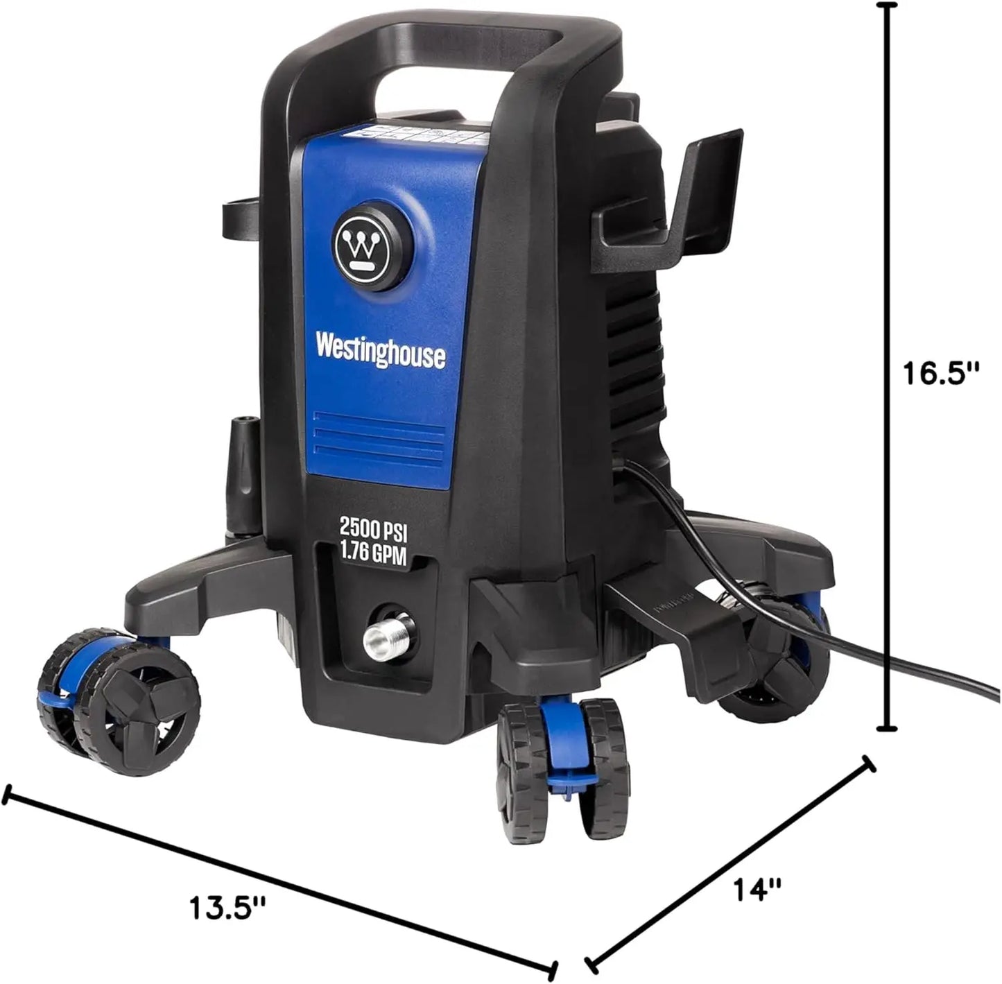 EPX3500 Electric Pressure Washer 2500 PSI 1.76 GPM Anti Tipping Pro Wand