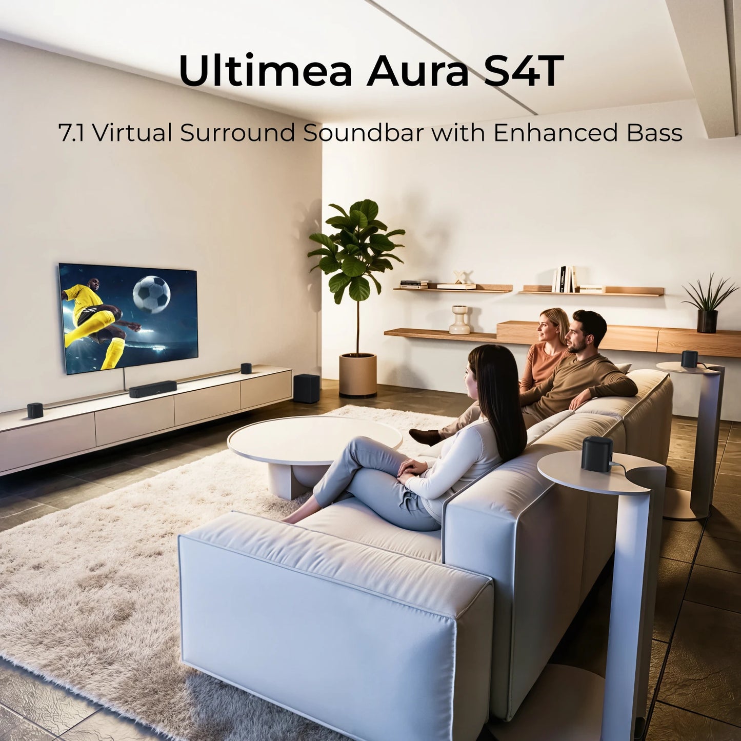 ULTIMEA Aura S4T 7.1 Channel Surround Soundbar With Subwoofer