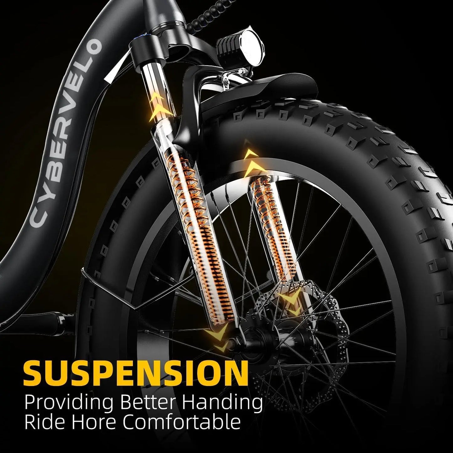 CYBERVELO Mars700 Electric Fat Tire Folding Bicycle