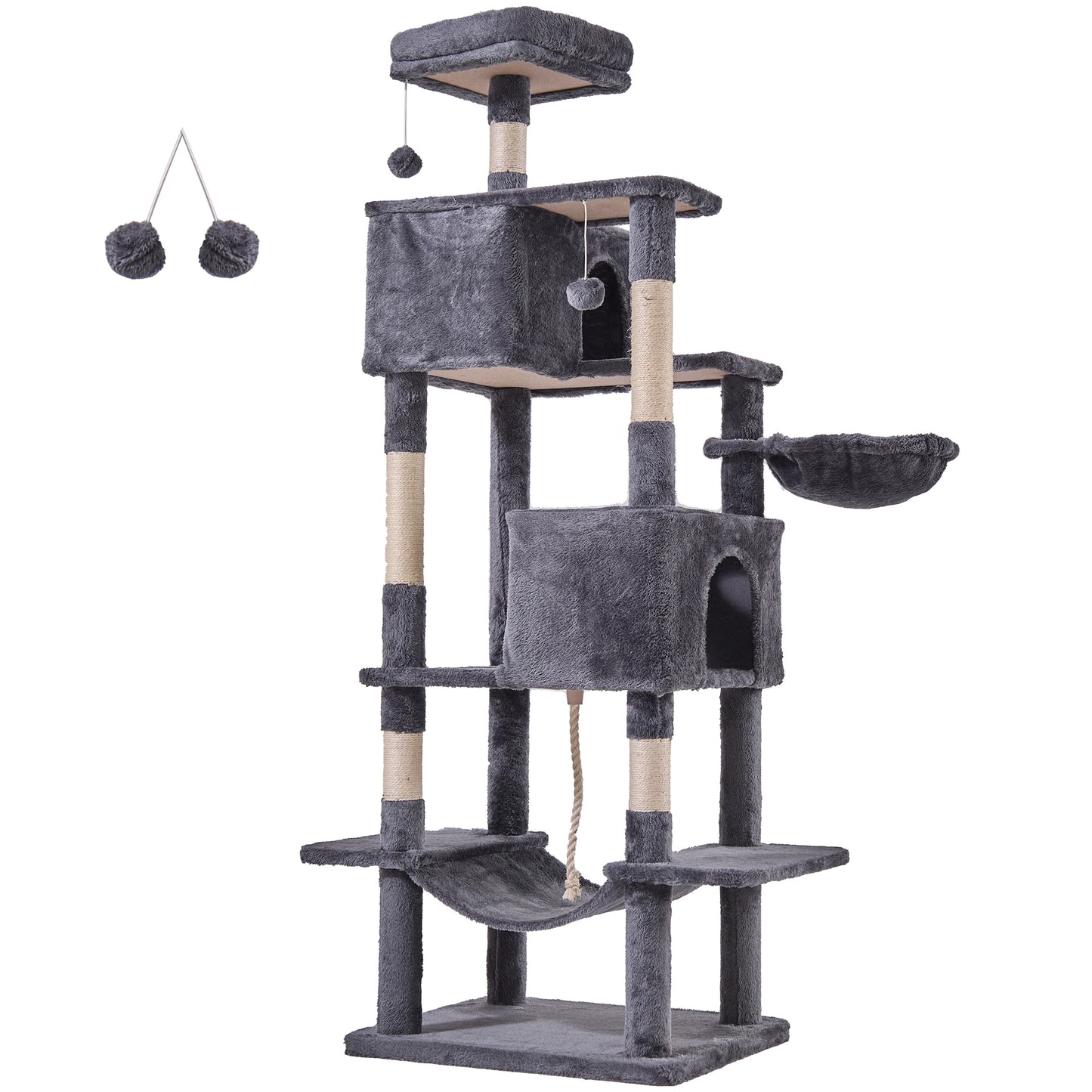 JHK Multi-Level Cat Tree Tower With Condo And Scratching Posts