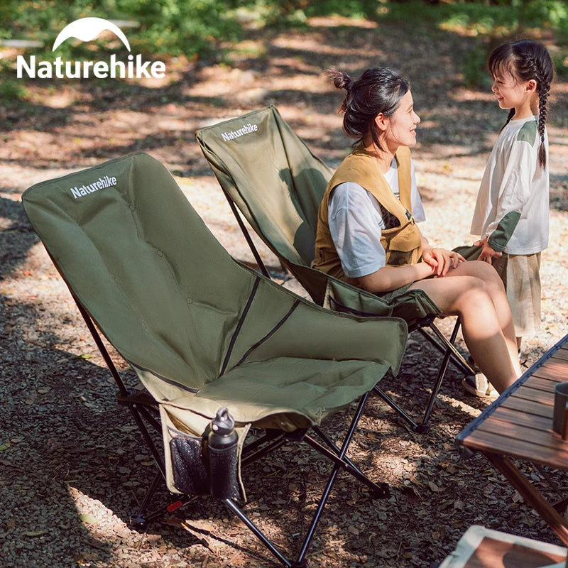 Naturehike High Back Moon Chair Folding Camping Lounge Chair