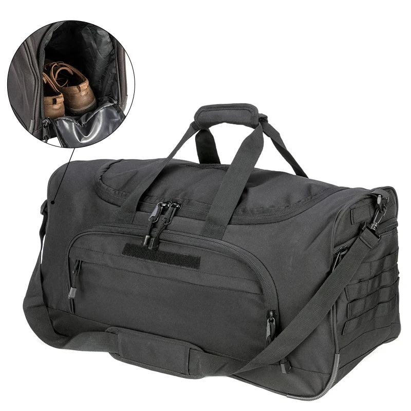 LQARMY Waterproof Gym Bag Military Tactical Duffle For Travel