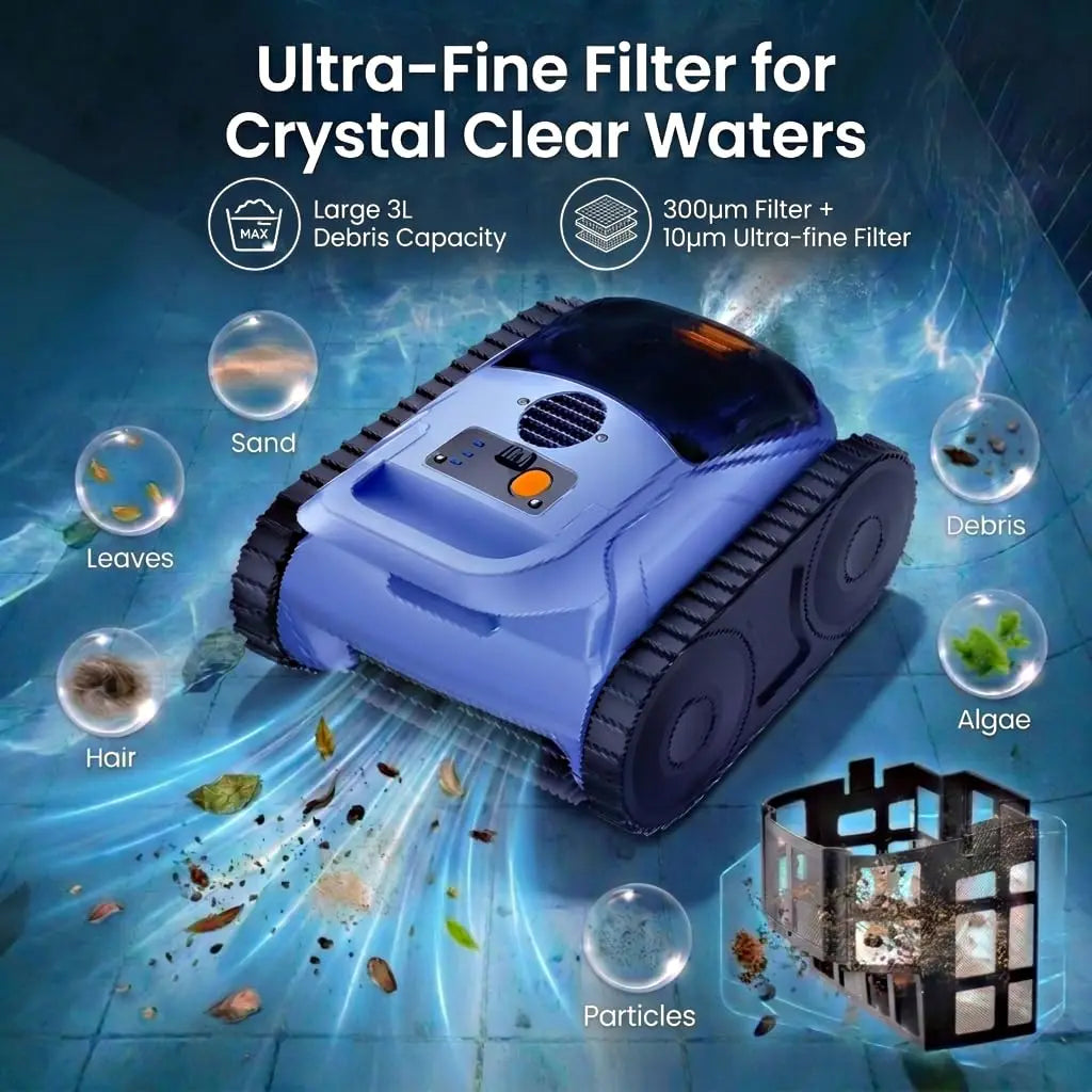 SAT20 Pro Robotic Pool Vacuum For Inground And Above Ground