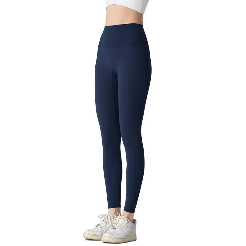 Zhumu Gym Women High Waist Yoga Leggings Breathable Quick Dry