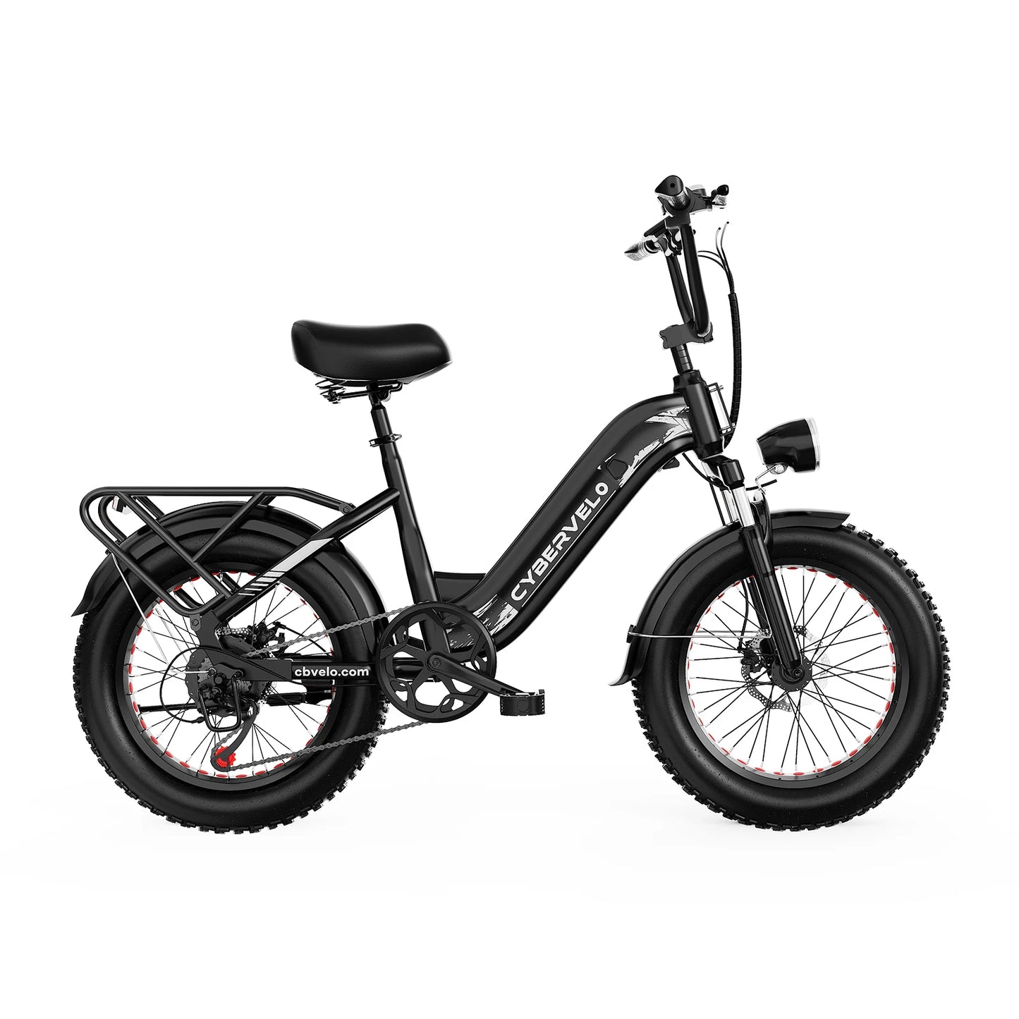 Cybervelo Long Range Electric Commuter Bicycle Featuring Seven Speeds