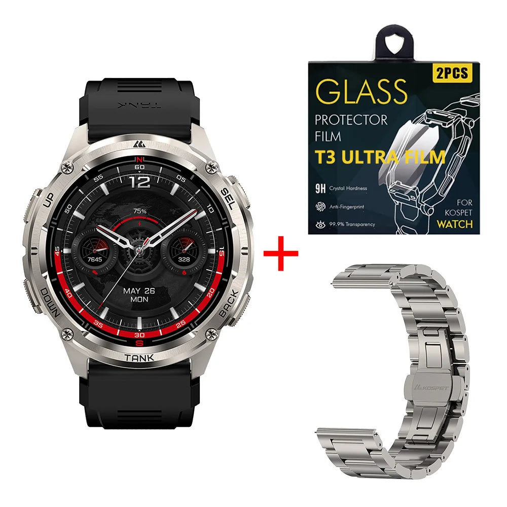 KOSPET Tank T3 Ultra 2 GPS Smartwatch with Barometer