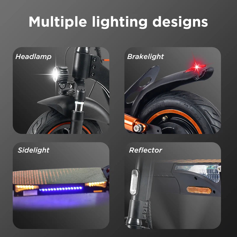 Wildstride T4PRO Electric Scooter 900W Peak Motor Foldable 48V