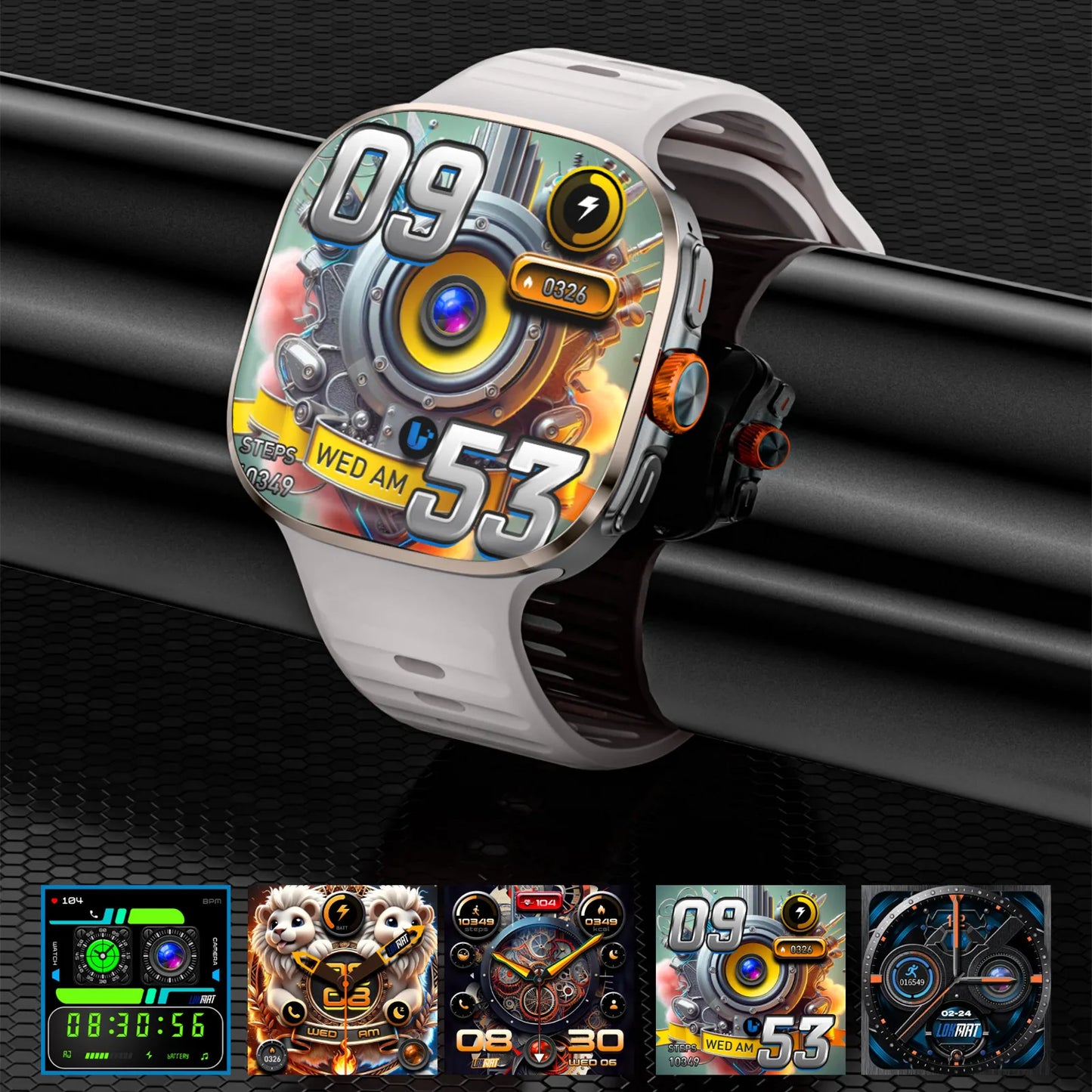 LOKMAT APPLLP 6 MAX Android AMOLED Smartwatch AI Translation