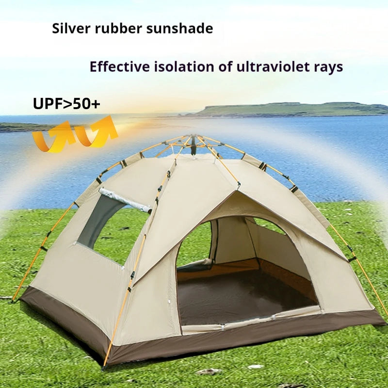 Pakicetus Outdoor Shelter Sunshade Camping Tent Waterproof Quick Setup