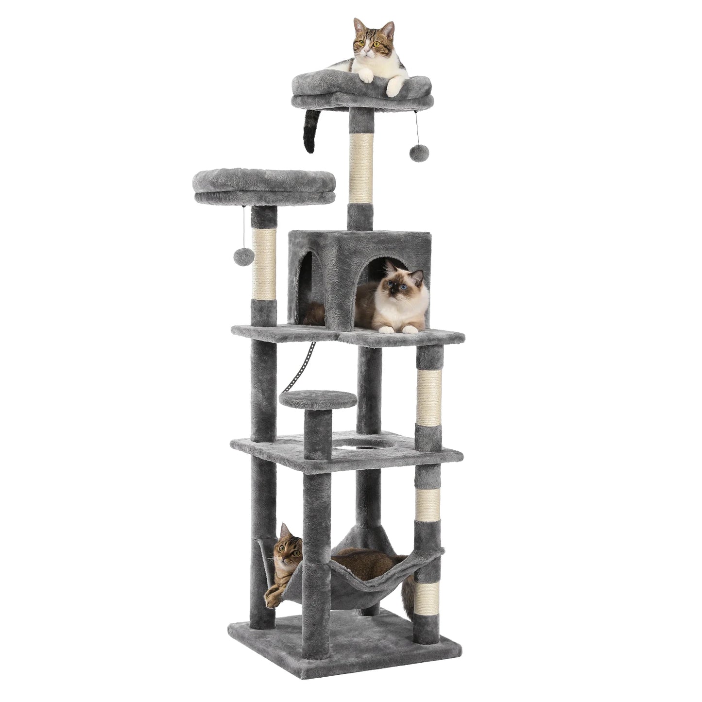 PAWZ Road Cat Tree Tower For Indoor Cats Multi Level