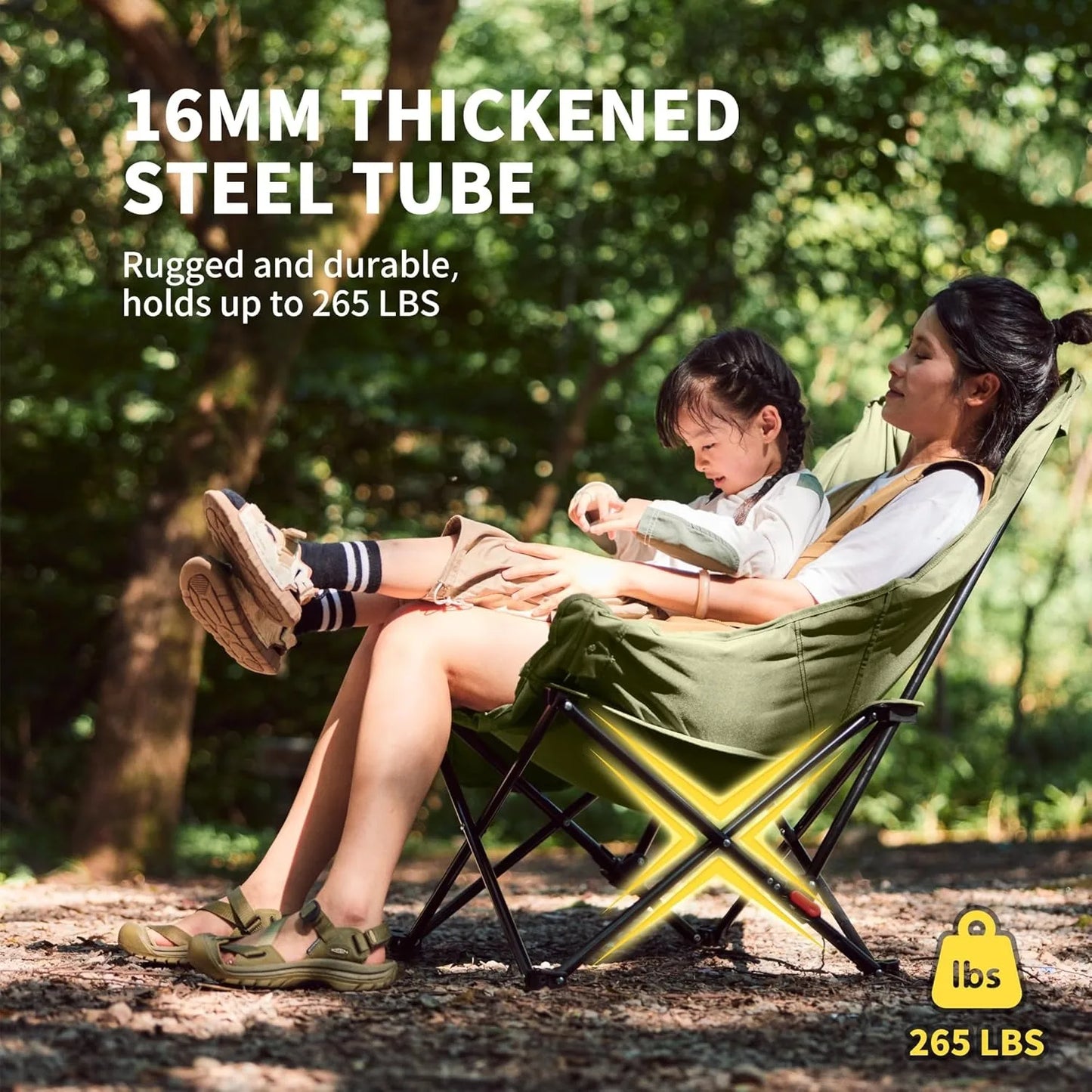 Naturehike High Back Moon Chair Camping Foldable Lounge Chair