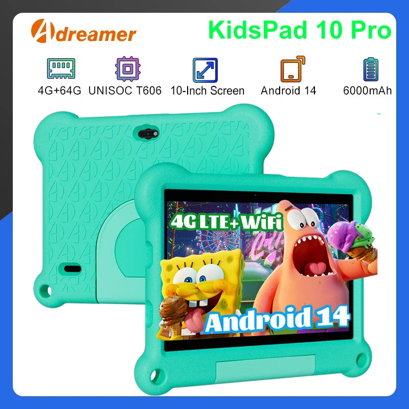 Kids Tablet Android 14 With 4GB RAM And 64GB Storage