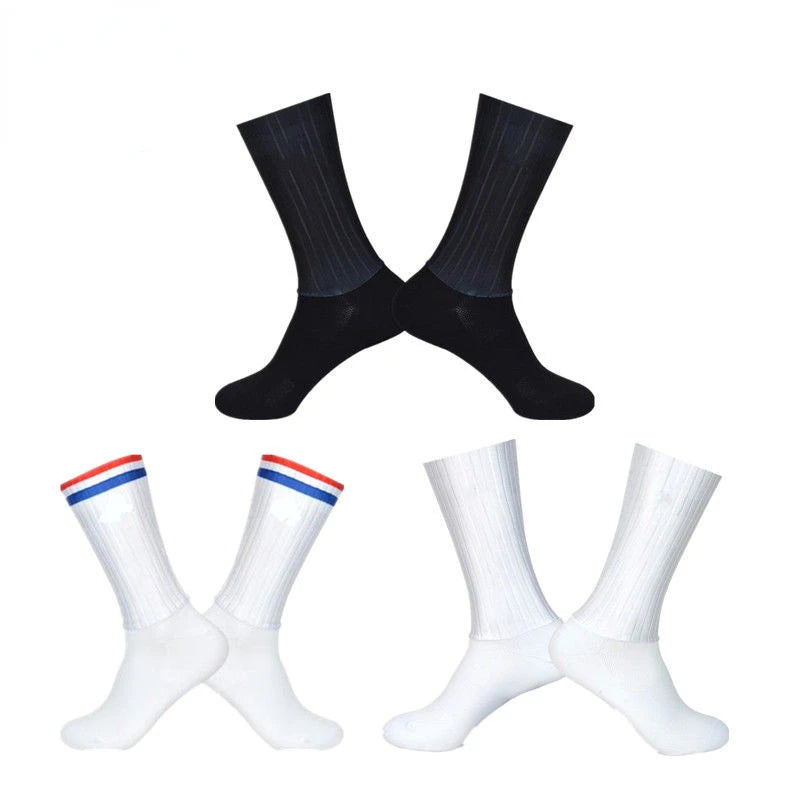 Whiteline Aero Anti Slip Silicone Summer Cycling Socks For Men