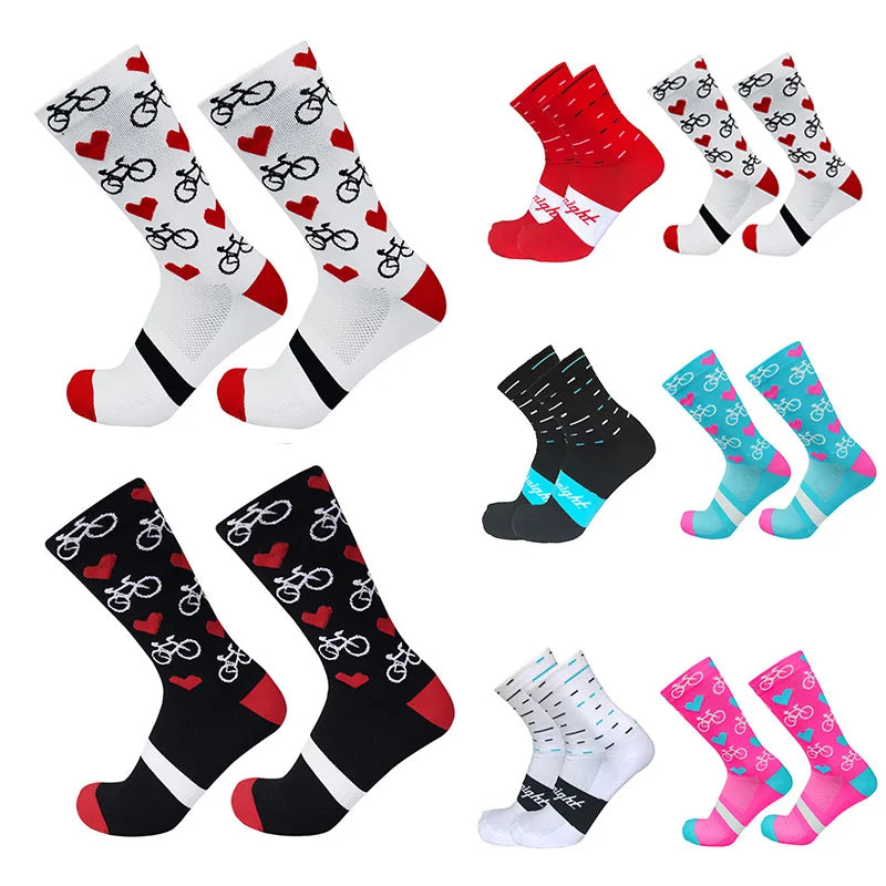 NONECN Compression Cycling Socks Unisex For Road Bike And Running