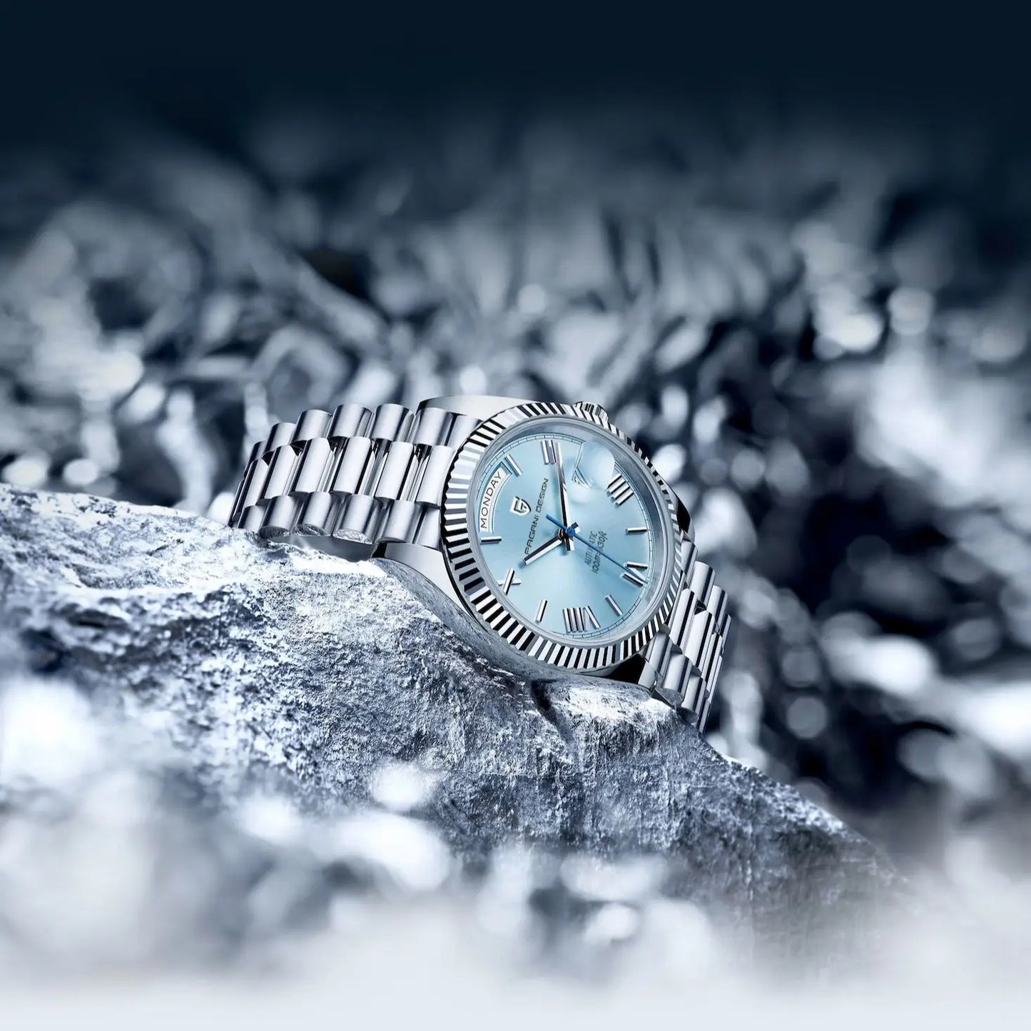 PAGANI DESIGN Double Calendar Automatic Watch With Sapphire Crystal