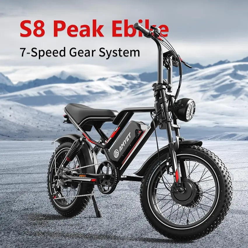 AMYET S8 Electric Bike Dual Motor 2000W