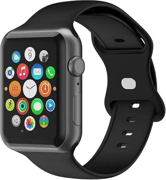 Hiwear Smartwatch With Case And Seven Bands Bluetooth Calling Fitness Tracker