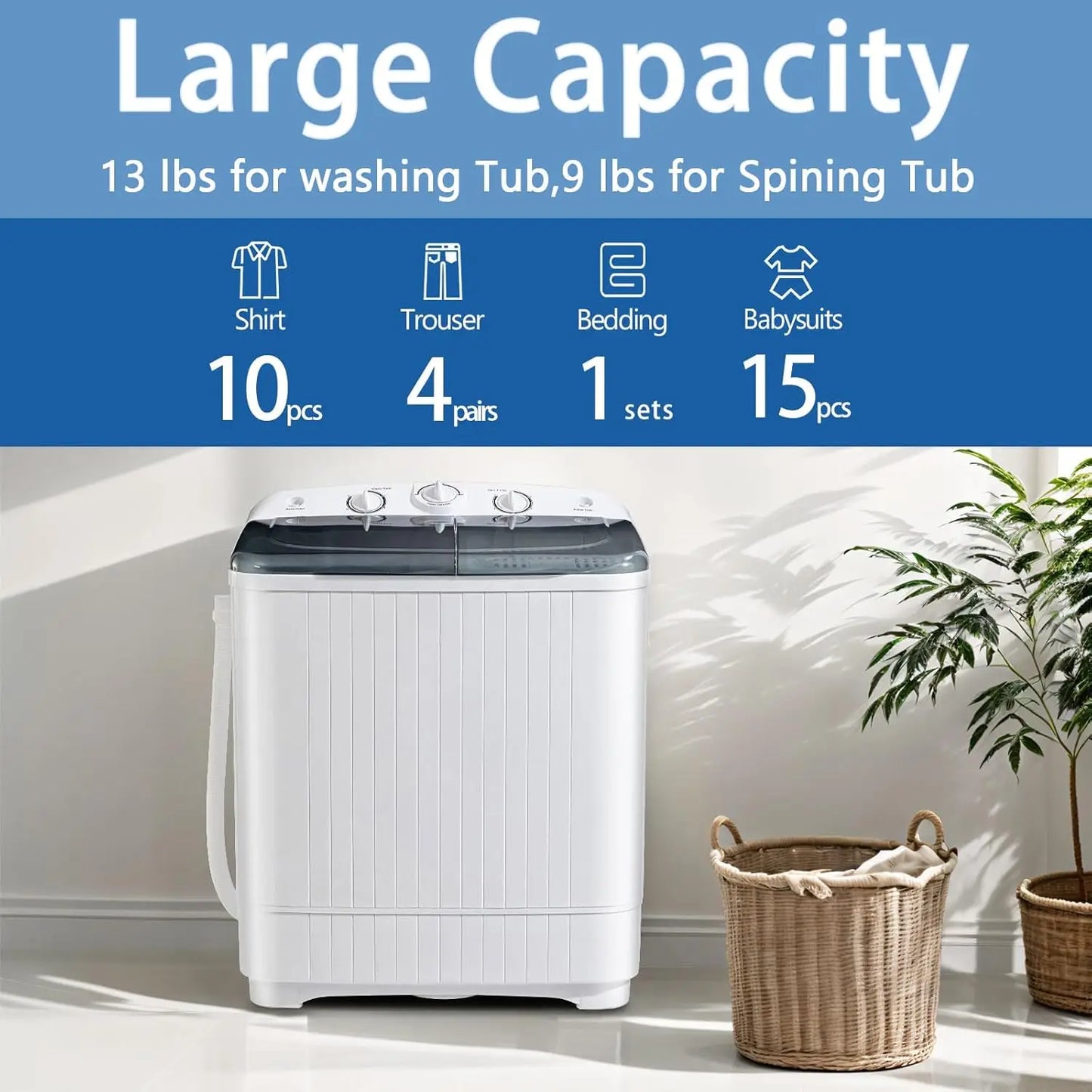 Portable Washer And Dryer Combo All In One Efficient Laundry Solution