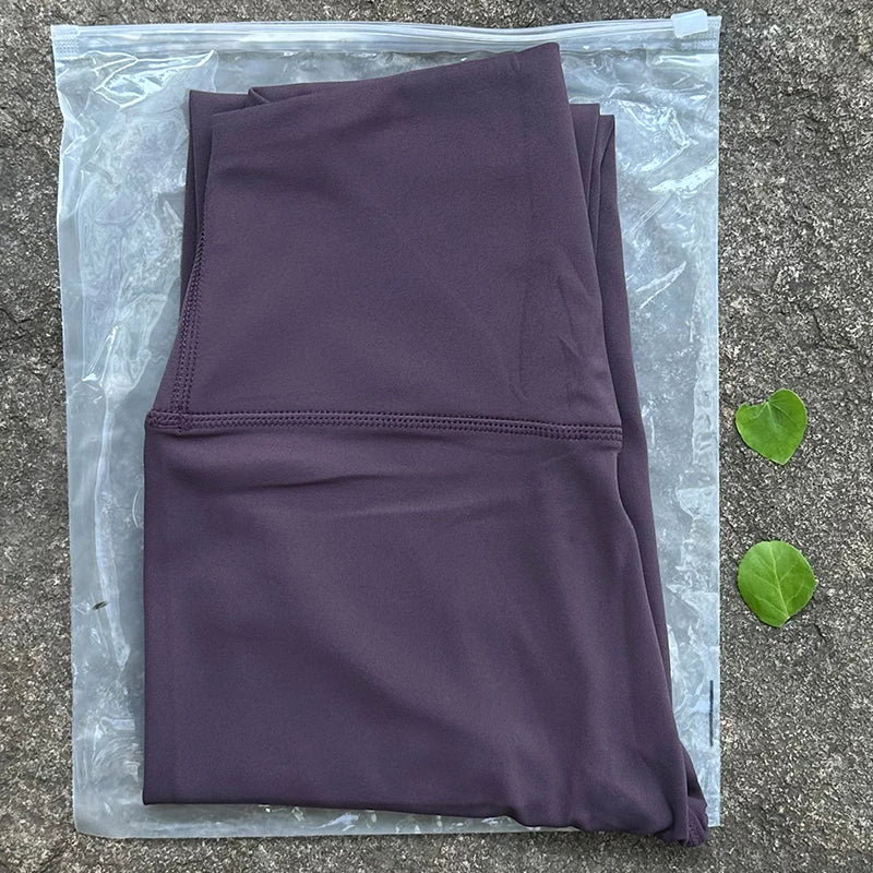 Women High Waist Yoga Leggings Breathable Nylon Tights