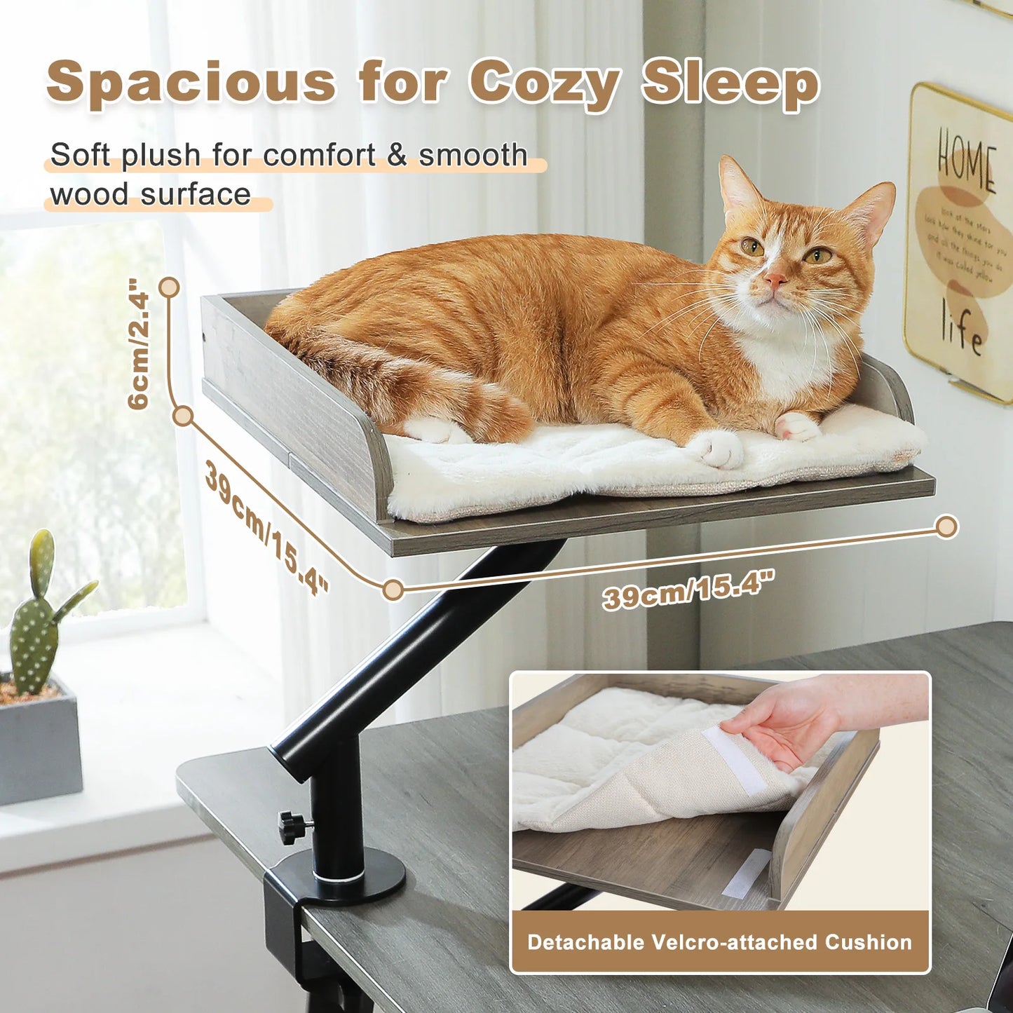 PAWZ Road Rotatable Cat Desk Bed For Indoor Cats Hammock