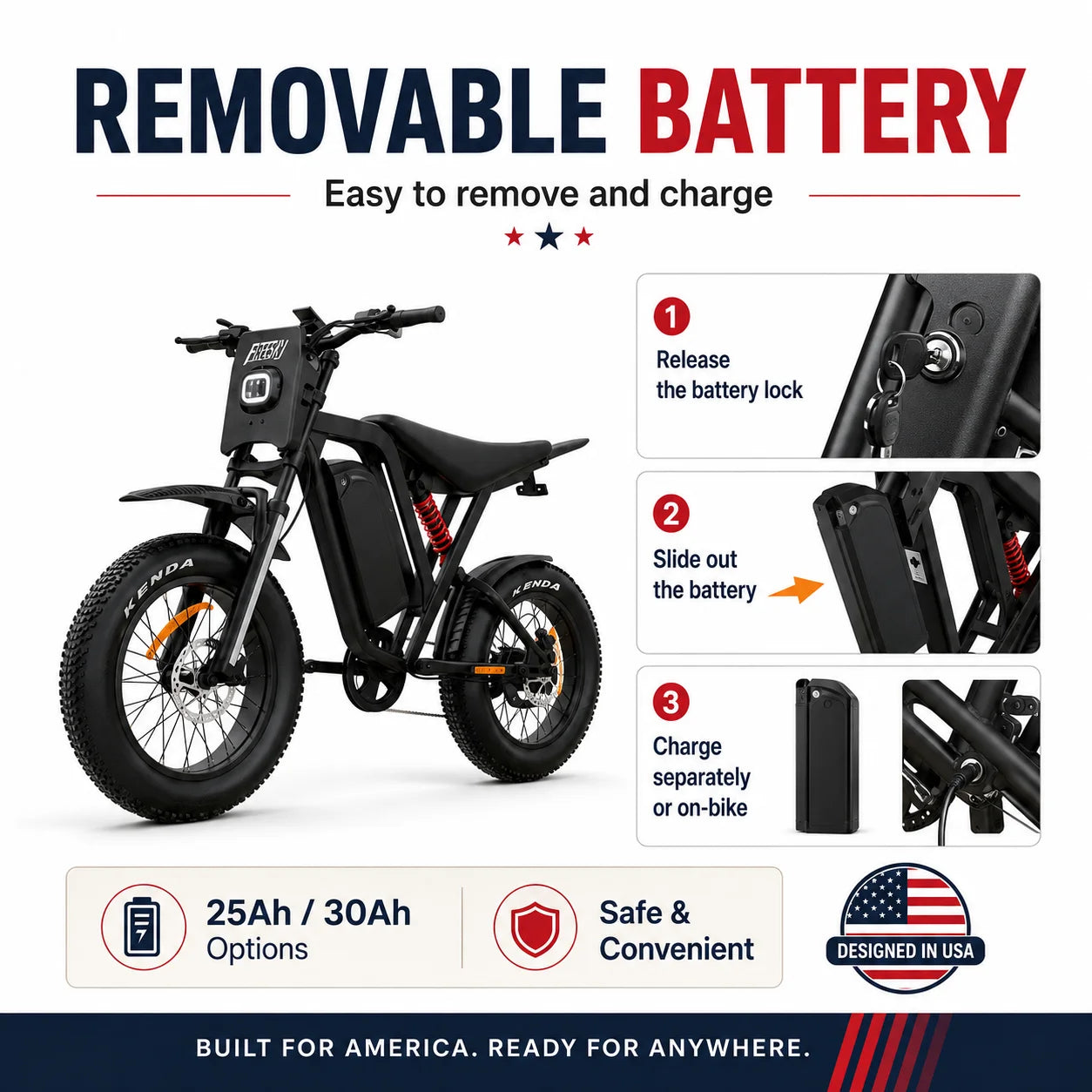 DEEPOWER R700 2500W Electric Dirt Bike 60V Lithium Battery