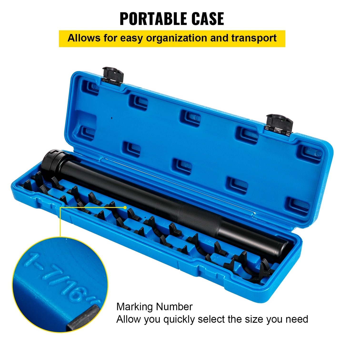 SucceBuy Inner Tie Rod Tool Kit 12 Piece Crowfoot Adapters