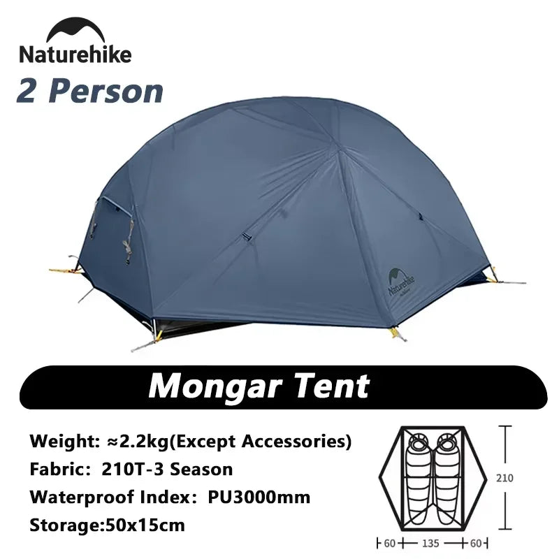 Naturehike Mongar Two Person Tent Ultralight Waterproof Camping