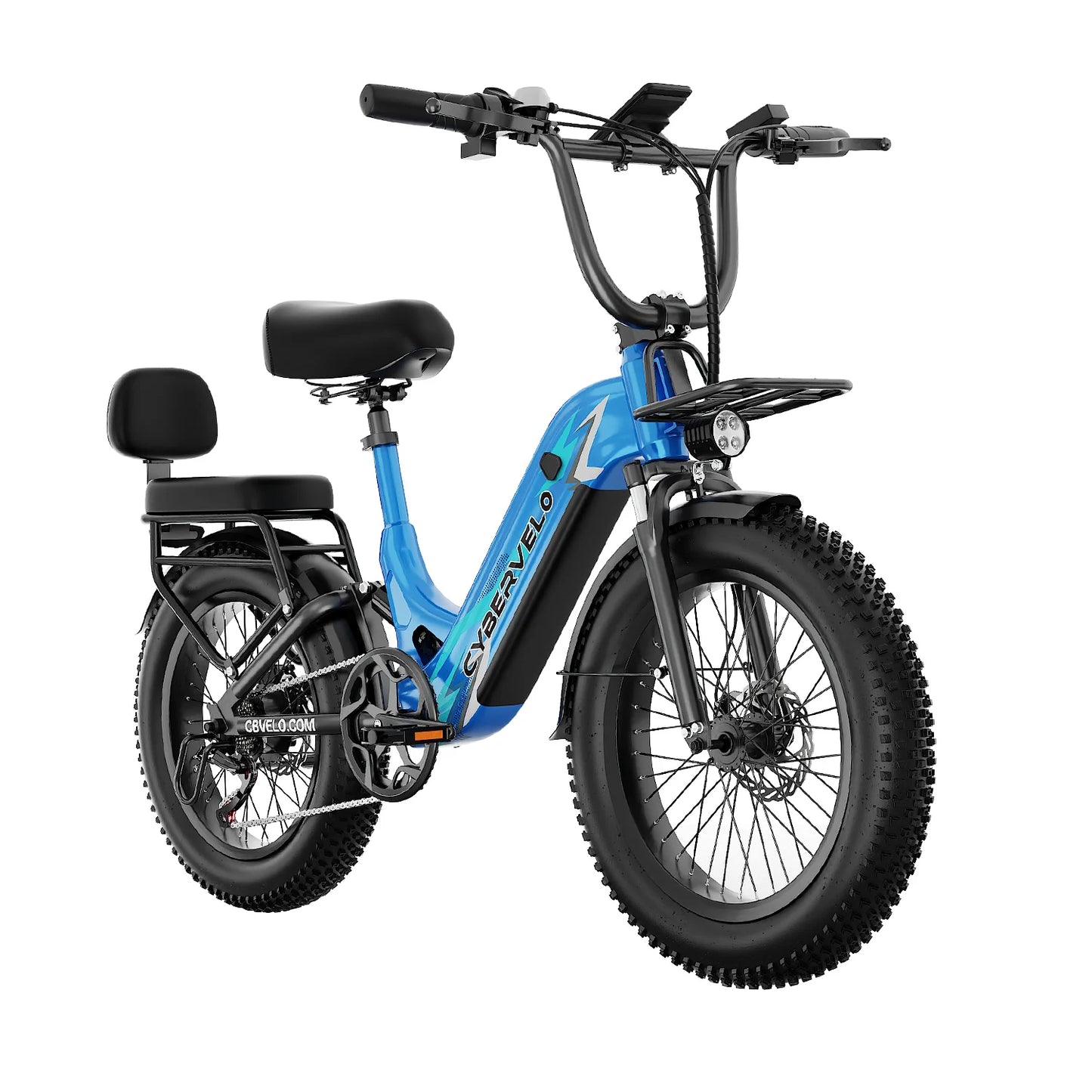 Cybervelo Long Range Electric Commuter Bicycle Featuring Seven Speeds
