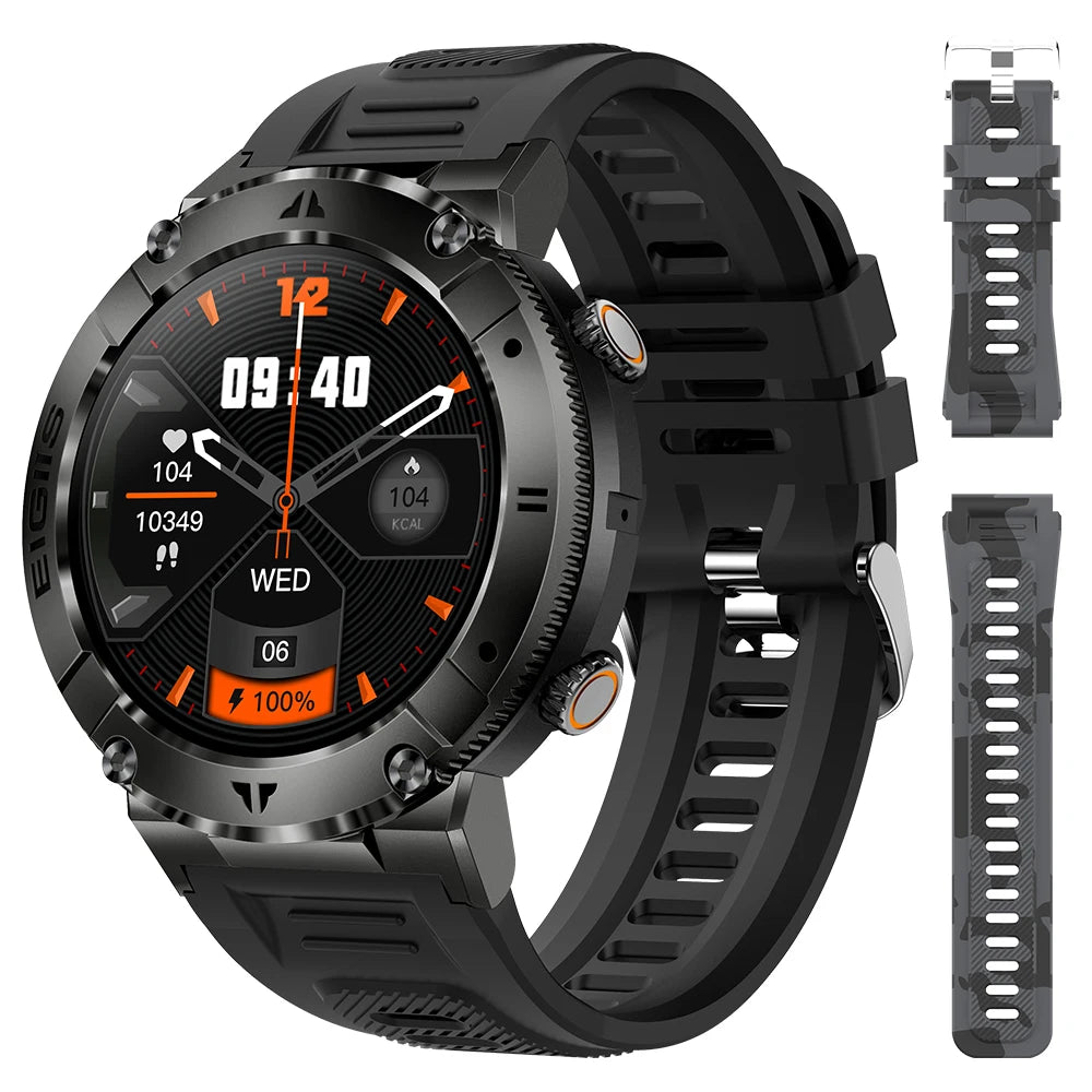LaNikar Smartwatch For Men TFT Display Bluetooth Blood Pressure Monitor