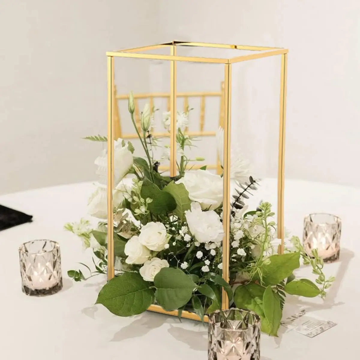 Wedding Table Centerpiece Metal Flower Vase For Party Decor