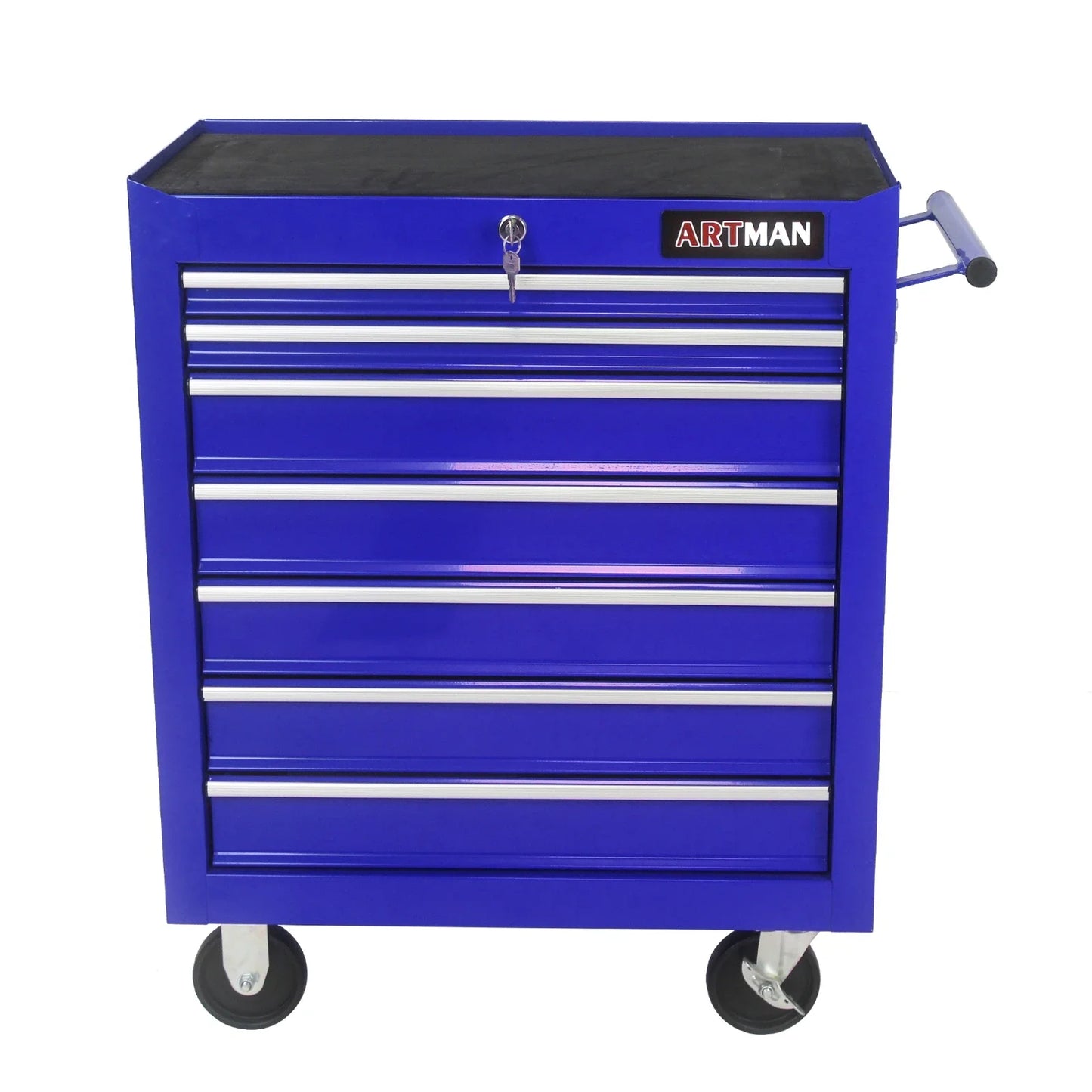 ARTMAN 7 Drawer Rolling Tool Box With Key Lock Organizer