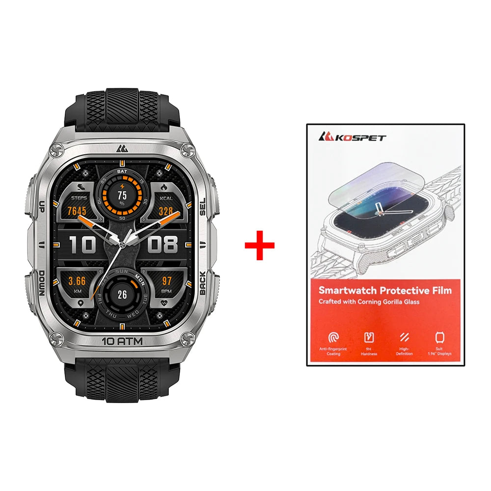 KOSPET Tank M4 Smartwatch With GPS 10ATM Waterproof