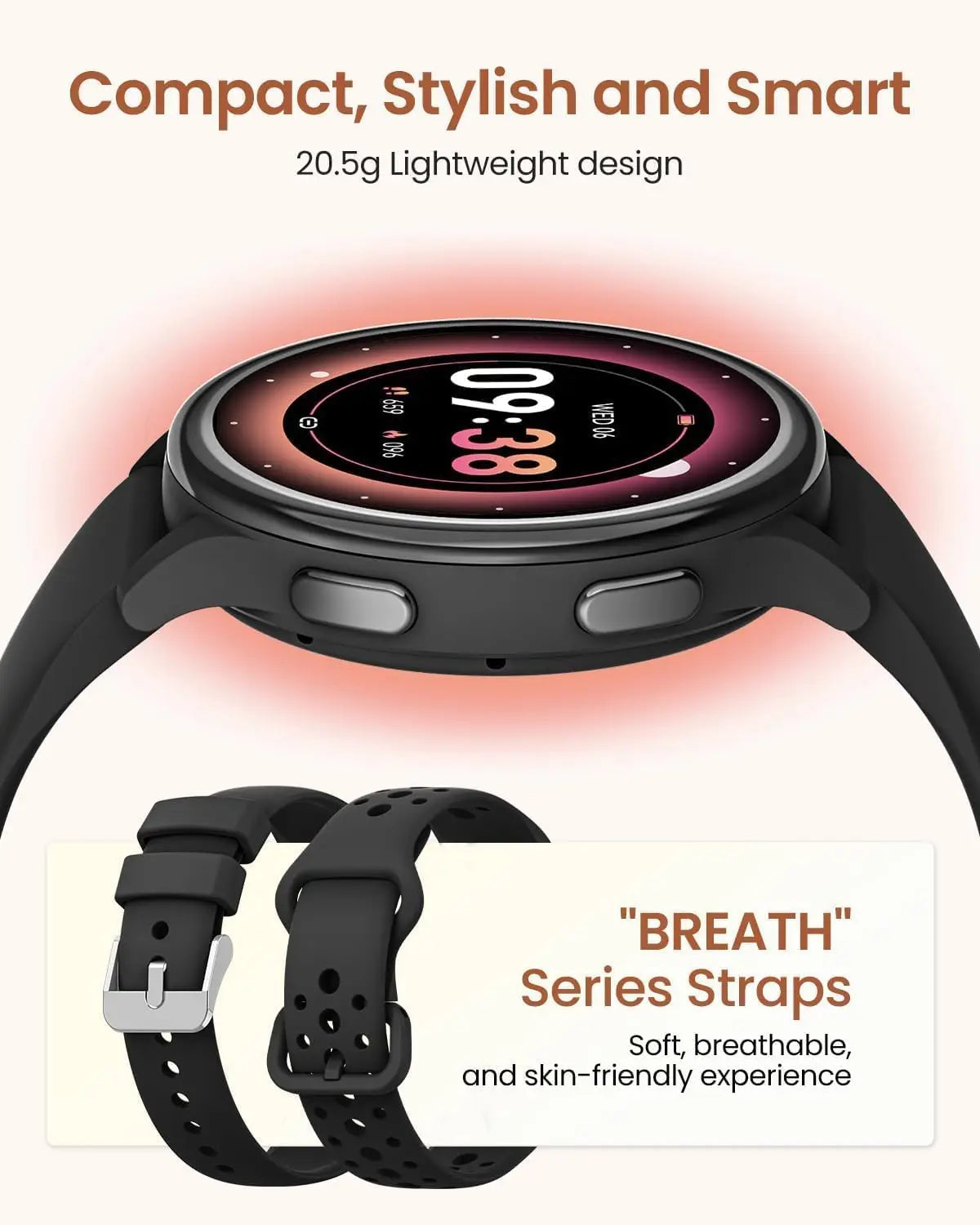 AnyloopCa Women Smartwatch Fitness Tracker Compatible With iPhone Android
