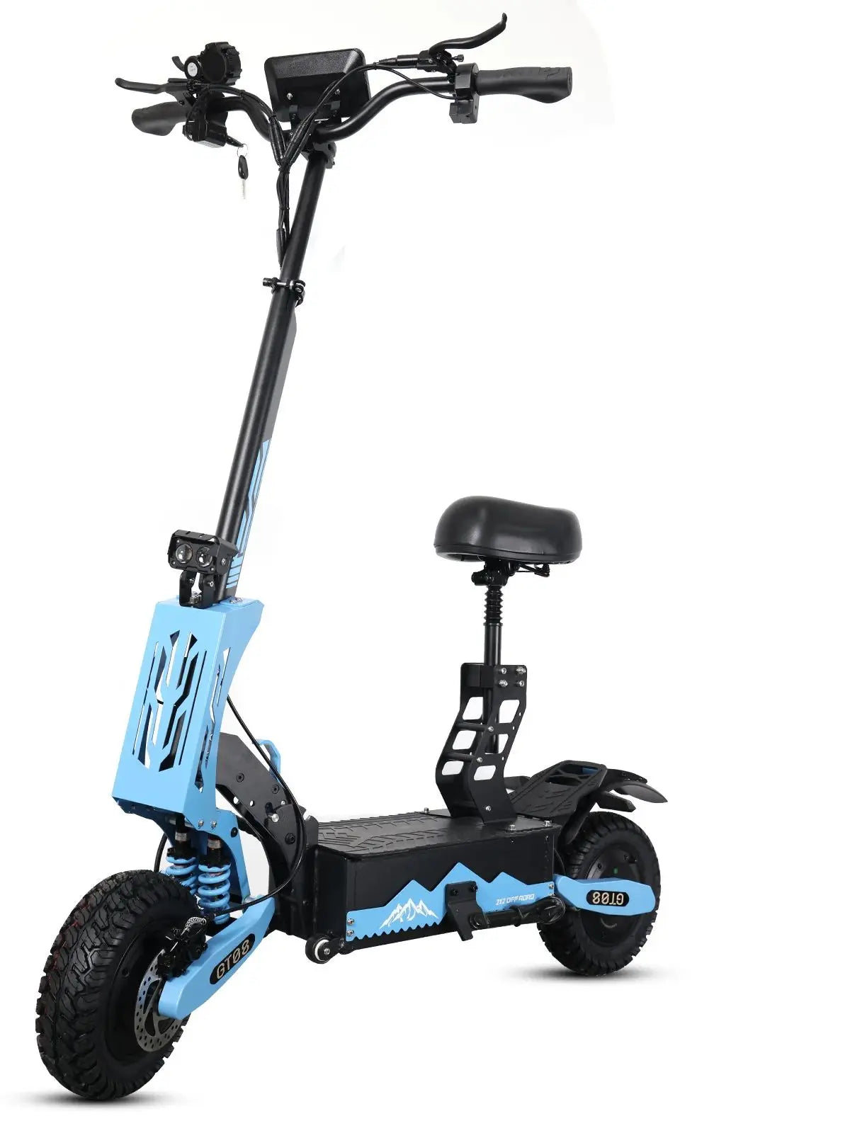 Arwibon 5600W Dual Motor Electric Scooter With Folding Seat