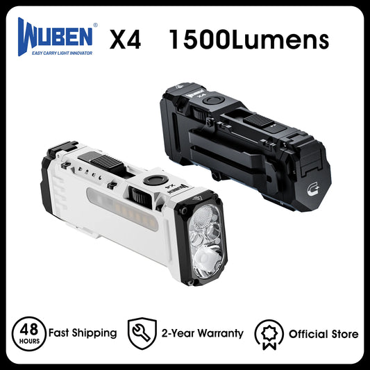 WUBEN X4 EDC Flat Flashlight With Magnetic IP68