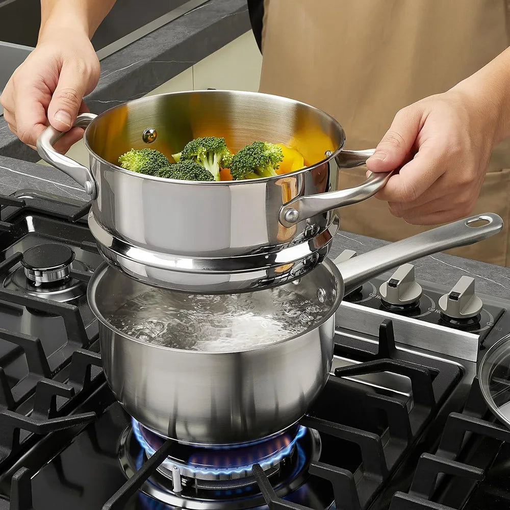 KOCH SYSTEME CS All Stoves Compatible Stainless Steel Cookware Set