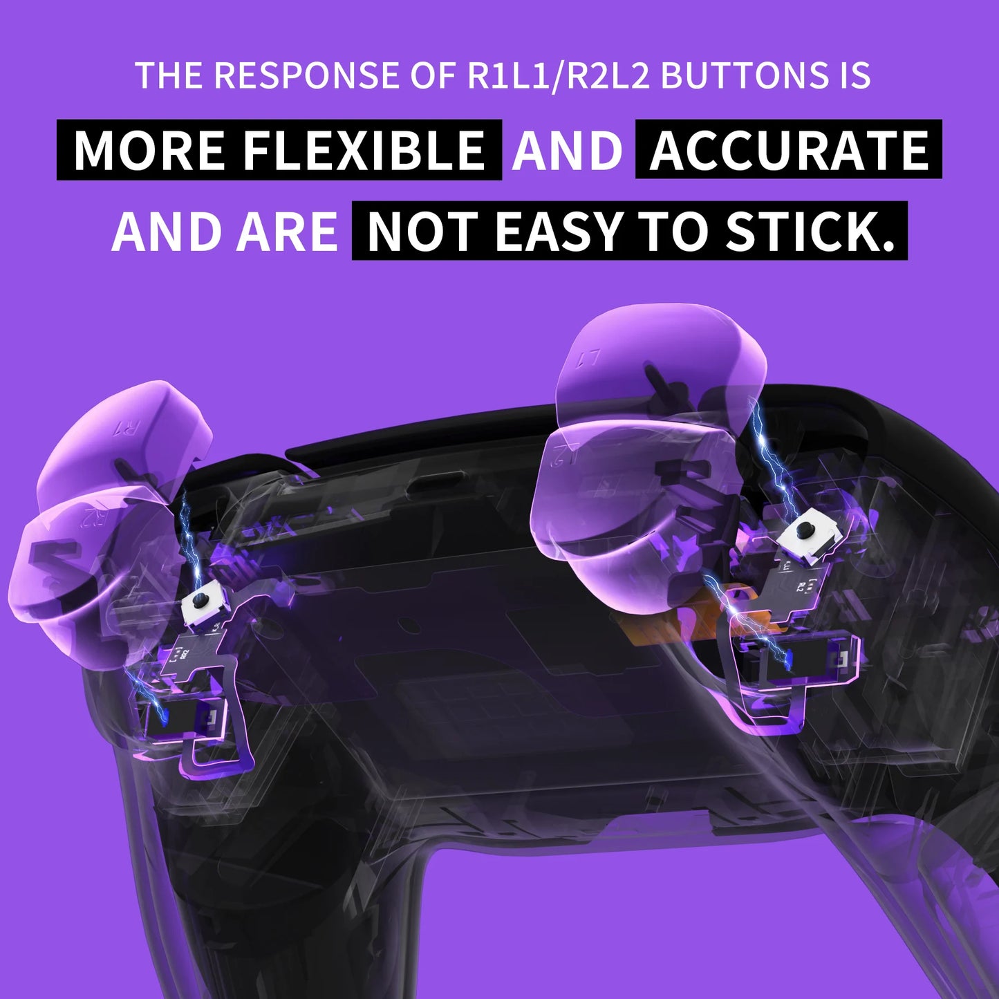 eXtremeRate PS5 Controller Clicky Kit V2 With Micro Switch