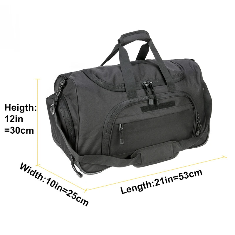 LQARMY Waterproof Gym Bag Military Tactical Duffle For Travel