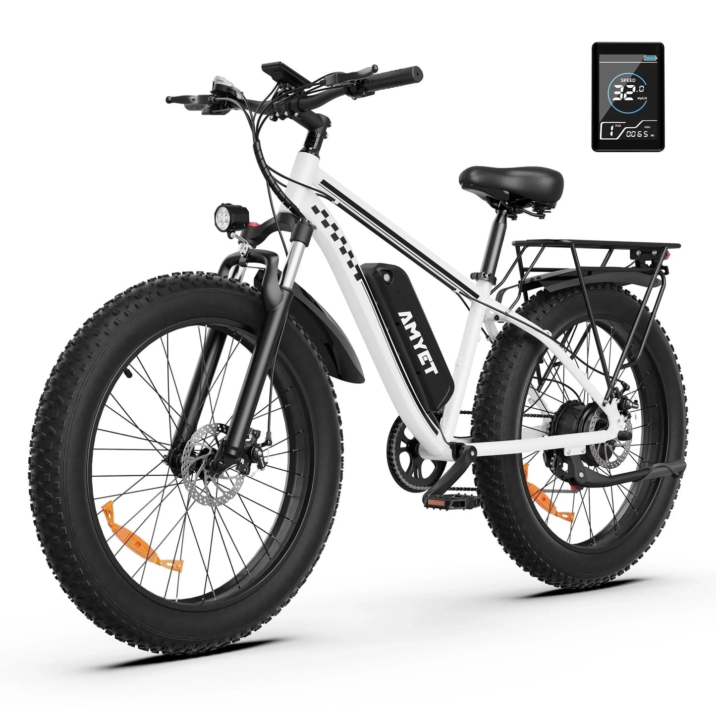 AMYET EB26 Electric Bike 1500W 48V 15Ah Fat Tire Mountain