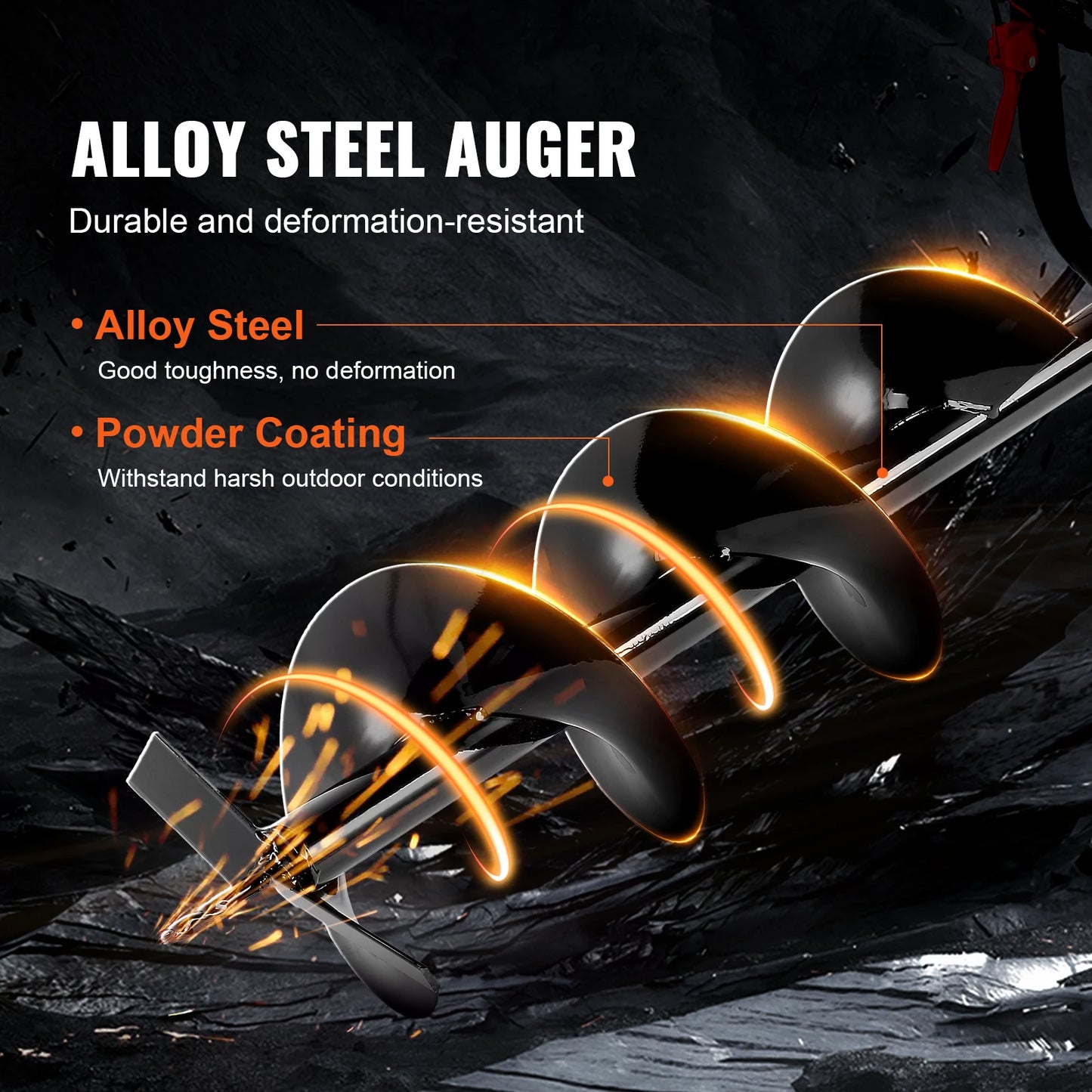 SucceBuy Gas Powered Post Hole Digger Earth Auger Pro