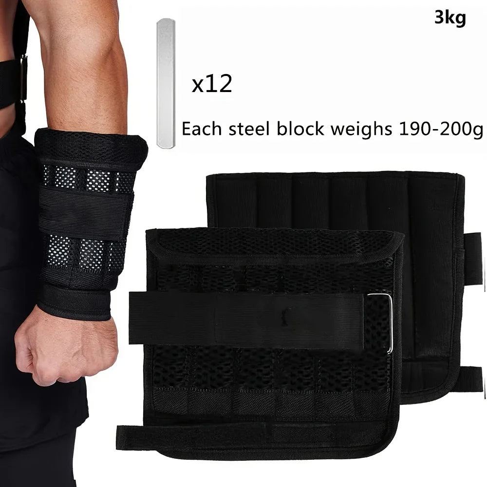 Weight Vest And Ankle Wrist Weights Fitness Training Kit