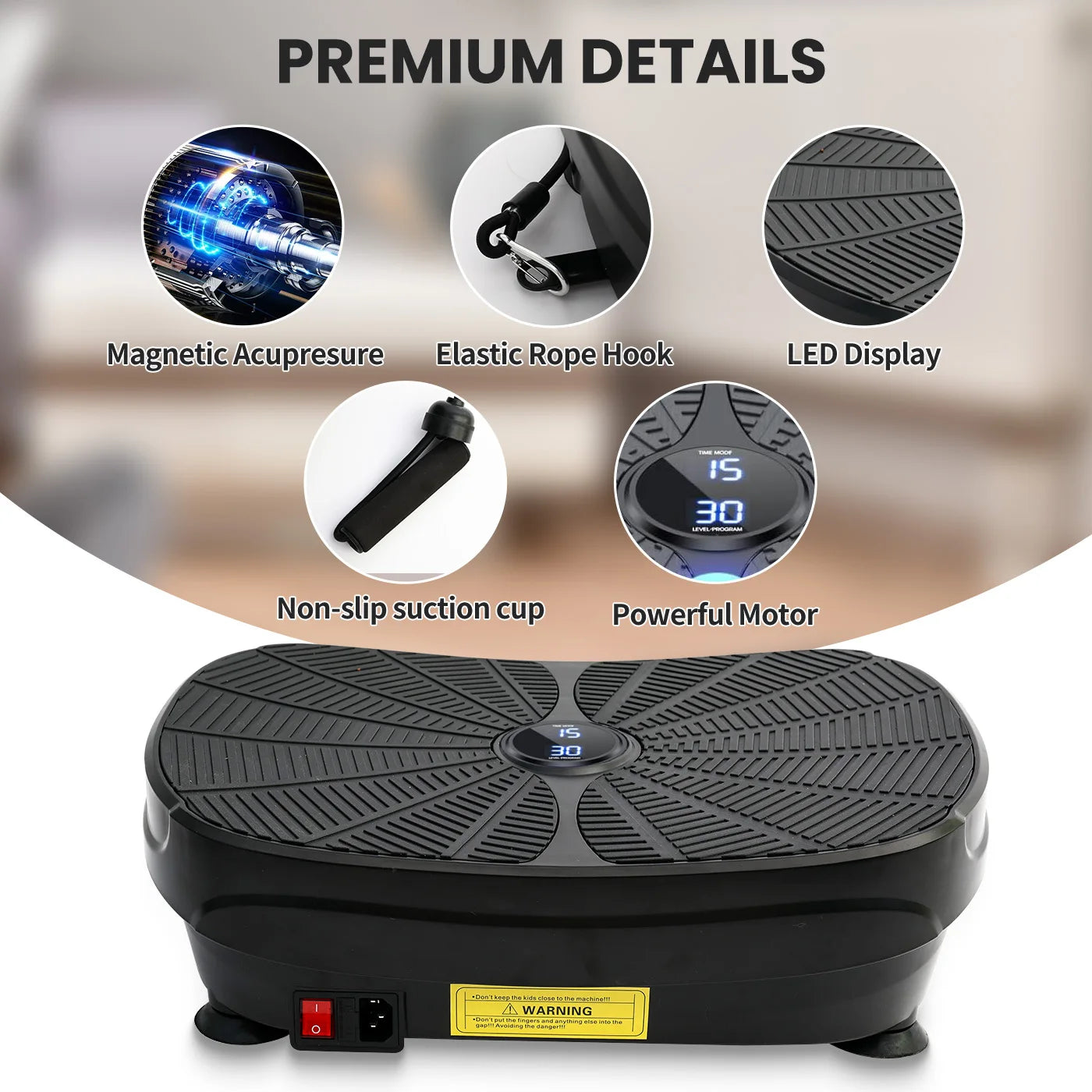 Vibration Plate Exercise Machine For Whole Body Workout And Firming