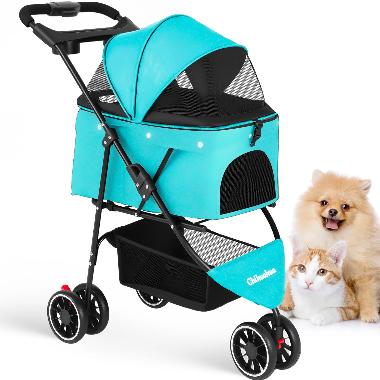 Chihuahua Pet Stroller For Small To Medium Dogs And Cats