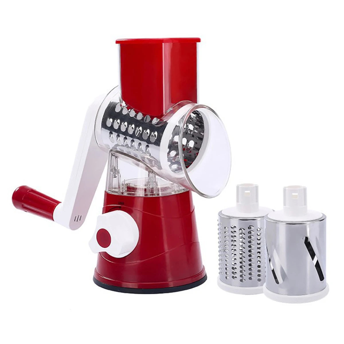 AEHOME Vegetable Slicer Shredder Tool Three Drum Manual Grater