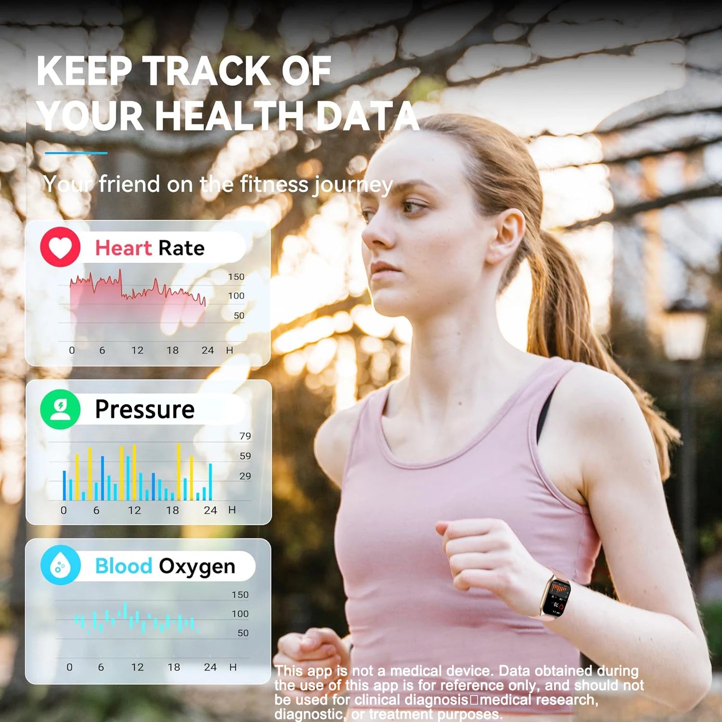 LIVLOVCP AI Voice Assistant Smartwatch With 100 Plus Sports Tracking